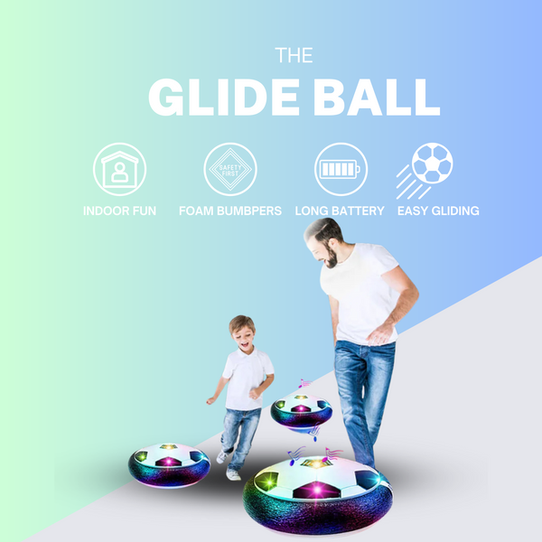 Glide Ball: Floating Soccer Toy With LED Lights & Music