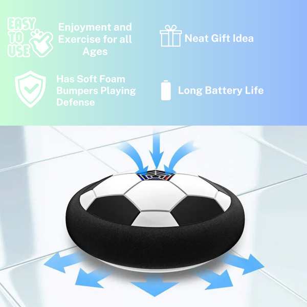 Glide Ball: Floating Soccer Toy With LED Lights & Music